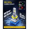 imageAUXITO 9005HB3 LED Bulbs 6500K Cool White High Brightness Real Mini Size without Cooling Fan 50000 Hours Lifespan Effortless PlugNPlay Fog Light Bulbs Pack of 2H11B