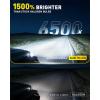imageAUXITO 9005HB3 LED Bulbs 6500K Cool White High Brightness Real Mini Size without Cooling Fan 50000 Hours Lifespan Effortless PlugNPlay Fog Light Bulbs Pack of 290059006