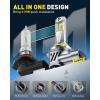 imageAUXITO 9005HB3 LED Bulbs 6500K Cool White High Brightness Real Mini Size without Cooling Fan 50000 Hours Lifespan Effortless PlugNPlay Fog Light Bulbs Pack of 290059006