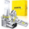 imageAUXITO 9005HB3 LED Bulbs 6500K Cool White High Brightness Real Mini Size without Cooling Fan 50000 Hours Lifespan Effortless PlugNPlay Fog Light Bulbs Pack of 29005 HB3