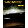 imageAUXITO 9005 9006 Bulbs Combo 1400 Brighter HB3HB4 Bulbs 6500K Cool White PlugNPlay Pack of 2