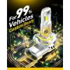 imageAUXITO H6M P15D LED Motorcycle Light Bulbs HiLo Beam T19 H6 6500K Cool White 5000LM for ATVS UTVS Plug and Play Pack of 290059006