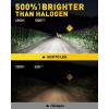 imageAUXITO H6M P15D LED Motorcycle Light Bulbs HiLo Beam T19 H6 6500K Cool White 5000LM for ATVS UTVS Plug and Play Pack of 2H1