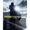 imageAUXITO H6M P15D LED Motorcycle Light Bulbs HiLo Beam T19 H6 6500K Cool White 5000LM for ATVS UTVS Plug and Play Pack of 2T19P15DWhite