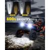 imageAUXITO H6M P15D LED Motorcycle Light Bulbs HiLo Beam T19 H6 6500K Cool White 5000LM for ATVS UTVS Plug and Play Pack of 2T19P15DWhite