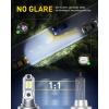 imageAUXITO H10 9145 LED Fog Light Bulbs 3000K Amber Yellow 6000 LM High Brightness 30W Play and Plug Super Penetration with 12 CSP Chips Waterproof DRL Bulbs Replacement for Cars Pack of 2H7H7LL