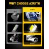 imageAUXITO H10 9145 LED Fog Light Bulbs 3000K Amber Yellow 6000 LM High Brightness 30W Play and Plug Super Penetration with 12 CSP Chips Waterproof DRL Bulbs Replacement for Cars Pack of 290059006