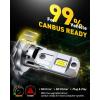 imageAUXITO H10 9145 LED Fog Light Bulbs 3000K Amber Yellow 6000 LM High Brightness 30W Play and Plug Super Penetration with 12 CSP Chips Waterproof DRL Bulbs Replacement for Cars Pack of 2H7 with Fan