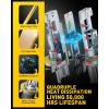imageAUXITO H10 9145 LED Fog Light Bulbs 3000K Amber Yellow 6000 LM High Brightness 30W Play and Plug Super Penetration with 12 CSP Chips Waterproof DRL Bulbs Replacement for Cars Pack of 29008H13
