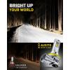 imageAUXITO 9005 Bulb H11 Bulbs 80000LM Brighter UltraBright Plug N Play Long Lifespan No Flicker 99 Compatibility 2PCSH11H8H9