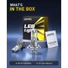 imageAUXITO 9005 Bulb H11 Bulbs 80000LM Brighter UltraBright Plug N Play Long Lifespan No Flicker 99 Compatibility 2PCSH7