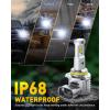 imageAUXITO 9005 H11 LED Bulbs Combo 100000 Lumens Ultra Bright 6500K Cool White Canbus Ready No Flicker 99 Vehicle Compatibility IP68 Waterproof 4 Pack9006HB4