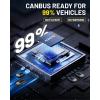 imageAUXITO 9005 H11 LED Bulbs Combo 120000LM 1000 Super Bright CANBus Ready 11 Mini Size Easy Install 6500K White H8 H9 HB3 Bulbs with Fan Plug and Play Pack of 4H8H9H11