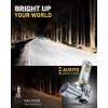 imageAUXITO 9005 HB3 Bulbs 40000LM 1000 Brighter 6500K Cool White Light with Fan 11 Mini Halogen Size 30 Years Lifespan CANbus Ready No Flicker Pack of 29005HB3