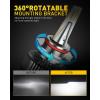 imageAUXITO 9005 LED HeadIight Bulbs80000LM 1500 Brighter UltraBright Plug N Play 60000 Hours LifespanAdjustable Beam with Cooling Fan No Flicker 99 Compatibility 2PCS9005HB3
