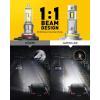 imageAUXITO 9005 LED HeadIight Bulbs80000LM 1500 Brighter UltraBright Plug N Play 60000 Hours LifespanAdjustable Beam with Cooling Fan No Flicker 99 Compatibility 2PCS9012HIR2