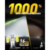imageAUXITO 9005HB3 H11H8H9H16 LED Bulbs Combo 120W 11 Mini Size 6500K Cool White IP68 Waterproof Automotive Replacement Pack of 4H11B