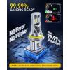 imageAUXITO 9007 HB5 Light Bulbs 50000LM 6500K Cool White Plug and Play CANbus Ready No Flicker Pack of 2