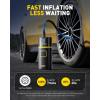 imageAUXITO AT1 150PSI Heavy Duty Tire Inflator Portable Air Compressor for Pickup Truck  Built in 26000mAh Power Station amp 65W Fast Charging  Emergency Tire Air Pump for F150 OffRoad RV Camping5200mAh
