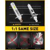 imageAUXITO H1 Light Bulb 600 Halogen Brightness 6500K Cool White 11 OEM Size H1 Bulb Fanless amp Silent Operation PlugandPlay No Adapter NonPolarity 60000Hour Lifespan 2 Pack