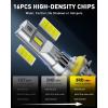 imageAUXITO H11B Bulbs 1500 Brighter 6500K White 11 Halogen Size H8BH9B Light 3MIN Installation 20 Years Lifespan IP68 Waterproof Pack of 2