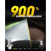 imageAUXITO H13 Bulbs 40000LM 9008 LED Super Bright 900 Light Bulbs Plug N Play Long Lifespan 2PCS