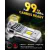 imageAUXITO H4 9003 Bulbs 900 Brighter HB2 Light Bulbs Plug N Play Long Lifespan No Flicker 99 Compatibility 2PCSH7