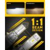 imageAUXITO H49003 Bulbs 80000LM 15X Super Output 6500K Cool White Long Lifespan 11 Mini Size Replacement Light Bulbs PlugNPlay Pack of 2H119005