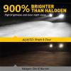 imageAUXITO H49003 Bulbs 80000LM 15X Super Output 6500K Cool White Long Lifespan 11 Mini Size Replacement Light Bulbs PlugNPlay Pack of 2H11H8H9