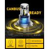 imageAUXITO H49003 Bulbs 80000LM 15X Super Output 6500K Cool White Long Lifespan 11 Mini Size Replacement Light Bulbs PlugNPlay Pack of 2H49003
