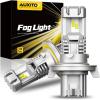 imageAUXITO 9005 H11 LED Bulbs Combo 100000 Lumens Ultra Bright 6500K Cool White Canbus Ready No Flicker 99 Vehicle Compatibility IP68 Waterproof 4 PackH139008