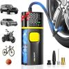 imageAUXITO AT1 150PSI Heavy Duty Tire Inflator Portable Air Compressor for Pickup Truck  Built in 26000mAh Power Station amp 65W Fast Charging  Emergency Tire Air Pump for F150 OffRoad RV Camping7800mAh