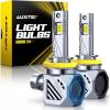 imageAUXITO H11 Light Bulbs 70000LM 15x Brightness White Direct Replacement H8H9H11 LED Fog Light Bulbs with Fan Plug and Play CANbus Ready No Flicker Pack of 2