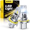 imageAUXITO H13 Bulbs 40000LM 9008 LED Super Bright 900 Light Bulbs Plug N Play Long Lifespan 2PCS