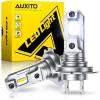 imageAUXITO H7 Bulbs 6X Super Output 6500K Cool White Long Lifespan 11 Mini Size Replacement Light Bulbs PlugNPlay Pack of 2