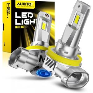 imageAUXITO 9005 Bulb H11 Bulbs 80000LM Brighter UltraBright Plug N Play Long Lifespan No Flicker 99 Compatibility 2PCSH11H8H9