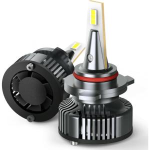 imageAUXITO 9005 H11 LED Bulbs Combo 120000LM 1000 Super Bright CANBus Ready 11 Mini Size Easy Install 6500K White H8 H9 HB3 Bulbs with Fan Plug and Play Pack of 490059006