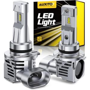 imageAUXITO 9005HB3 H11H8H9H16 LED Bulbs Combo 120W 11 Mini Size 6500K Cool White IP68 Waterproof Automotive Replacement Pack of 49006HB4
