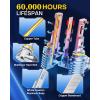 imageAUXITO 9005 9006 Bulb Combo  1000 180000LM Brighter Output 6500K Bright White Simple Plug amp Play 60000Hr Long Lifespan Pack of 490059006