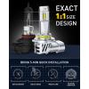 imageAUXITO H7 LED Bulb H7 Light Bulbs 80000LM 99 Vehicle Fit Cooling Fan Plug N Play 3MIN Installation 20Year Lifespan9005HB3
