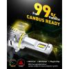 imageAUXITO H7 LED Bulb H7 Light Bulbs 80000LM 99 Vehicle Fit Cooling Fan Plug N Play 3MIN Installation 20Year Lifespan9006HB4