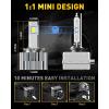 imageAUXITO H7 Light Bulbs 50000LM 1000 Brighter Than Halogen 6500K Cool White 60000Hrs Lifespan with Quiet Cooling Fan Plug and Play Pack of 2D1S