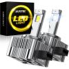 imageAUXITO H7 Light Bulbs 50000LM 1000 Brighter Than Halogen 6500K Cool White 60000Hrs Lifespan with Quiet Cooling Fan Plug and Play Pack of 2D1S