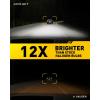 imageAUXITO 9005 9006 LED HeadIight Bulbs HB3 HB4 Light 1500 UltraBright 6500K Cool White Plug N Play 50000Hrs Long Lifespan No Flicker 99 Compatibility Pack of 2H4HB29003White