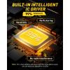 imageAUXITO 9005 9006 LED HeadIight Bulbs HB3 HB4 Light 1500 UltraBright 6500K Cool White Plug N Play 50000Hrs Long Lifespan No Flicker 99 Compatibility Pack of 2H7