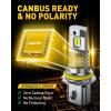 imageAUXITO 9005 9006 LED HeadIight Bulbs HB3 HB4 Light 1500 UltraBright 6500K Cool White Plug N Play 50000Hrs Long Lifespan No Flicker 99 Compatibility Pack of 29007 HB5