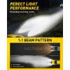 imageAUXITO 9005 9006 LED HeadIight Bulbs HB3 HB4 Light 1500 UltraBright 6500K Cool White Plug N Play 50000Hrs Long Lifespan No Flicker 99 Compatibility Pack of 2H7
