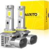 imageAUXITO 9005 9006 LED HeadIight Bulbs HB3 HB4 Light 1500 UltraBright 6500K Cool White Plug N Play 50000Hrs Long Lifespan No Flicker 99 Compatibility Pack of 29005