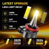 imageAUXITO H8H11H16 3000K Golden Yellow LED Fog Light Bulbs 18000LM 1000 Brighter Amber Fog Lights Kit 11 OEM Replacement for Cars Trucks SUVs 3Min Install IP68 Waterproof Pack of 2Amber Yellow