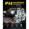 imageAUXITO 9003 LED Bulb 80000LM Brightness 6500K White PlugNPlay 60000 Hour Lifespan Canbus Ready 99 Compatibility 2PCS